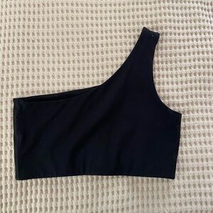 Girlfriend collective one shoulder sports bra
